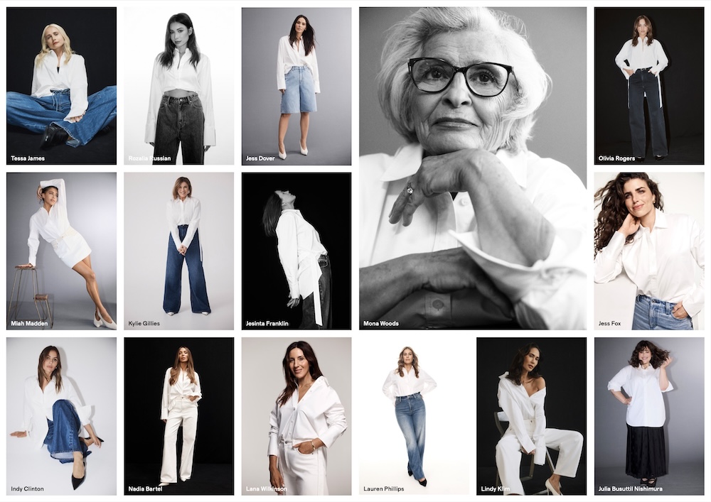 Influential Australian icons front Witchery and Ovarian Cancer Research Foundation’s 17th Annual White Shirt Campaign via Smile Agency